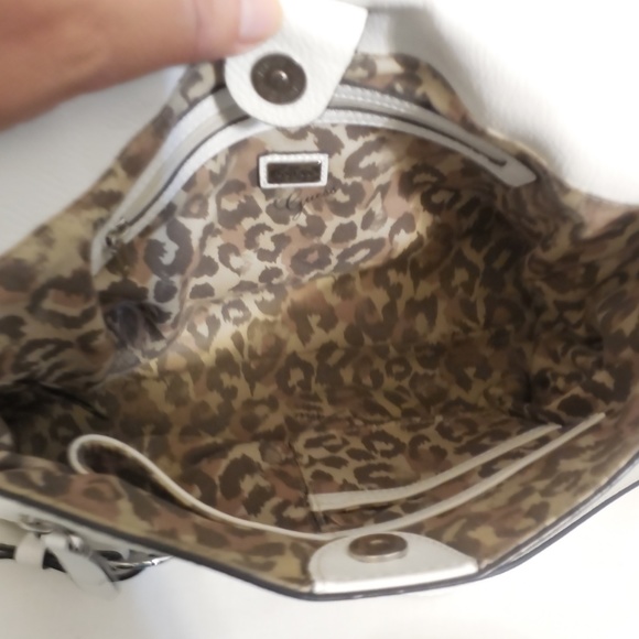Guess White Andie Flap Handbag - Picture 9 of 10